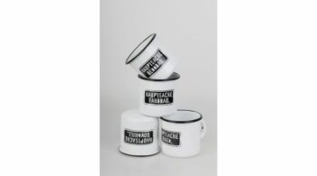 Метално емајлирано лонче-чаша